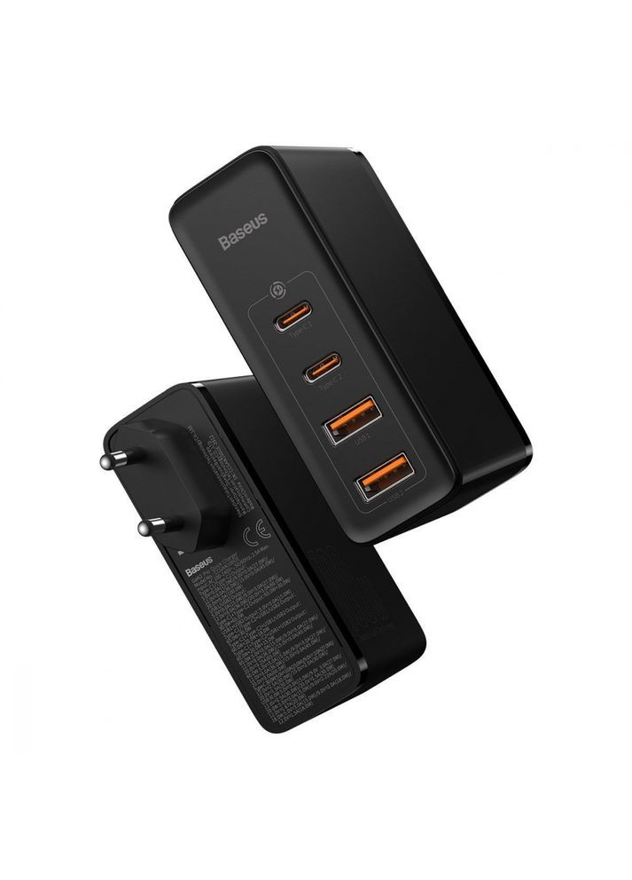 МЗП GaN2 Pro Quick Charger 100W (2Type-C+2USB) black Baseus (322245476)