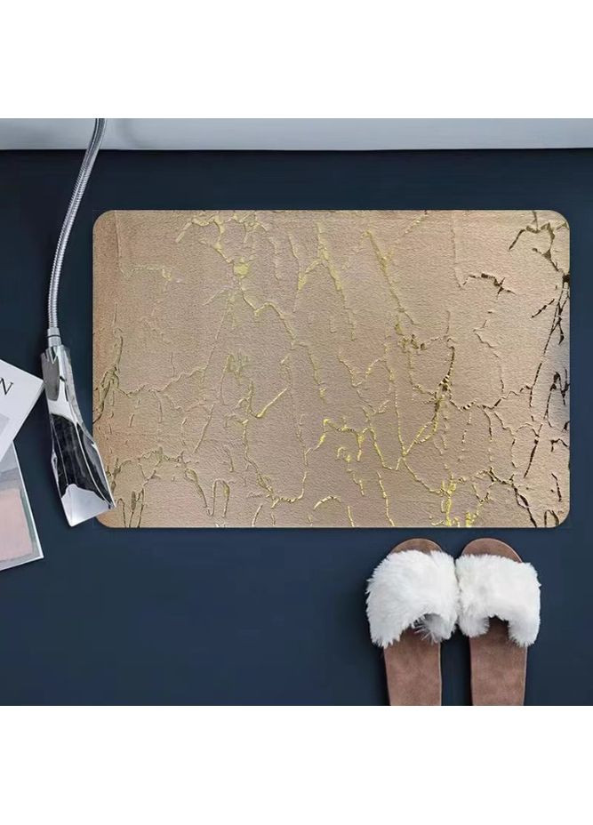 Коврик для ванной комнаты Мрамор 12709 40х60 см бежевый No Brand (361025120)