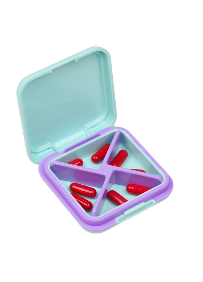 Кейс для капсул Fitseven, м’ятний з лавандовим Uzspace (325879759)