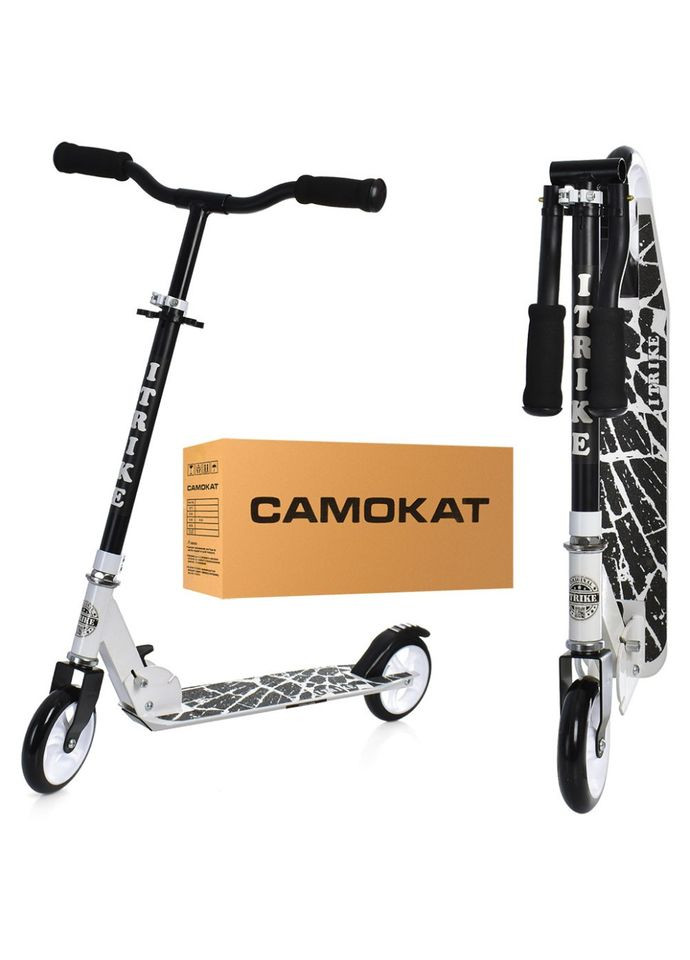 Самокат дитячий iTrike SR2-039-8-W складний No Brand (330018691)