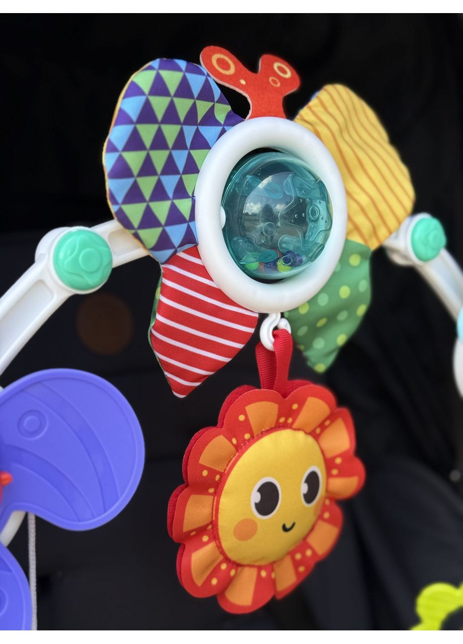 Развивающая дуга на коляску с игрушками «Бчелка и солнышко» на коляску, кроветку No Brand (364553092)