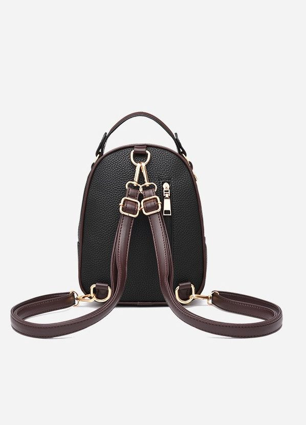 Модный женский мини рюкзак черный (без брилка)(BRT) Brettani (362475478)