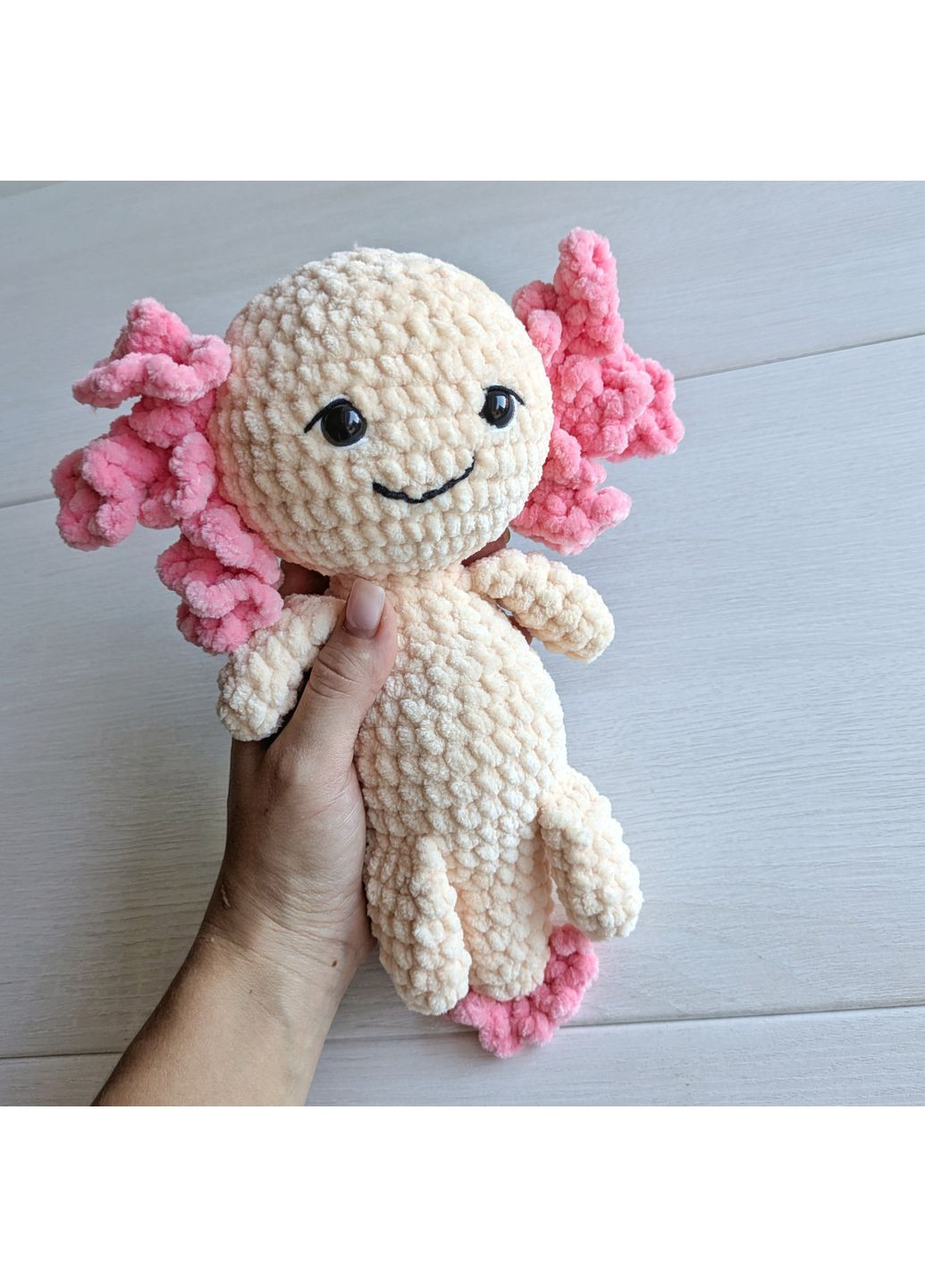 Набор для вязания аксолотля, розовый Hand Made (365250658)