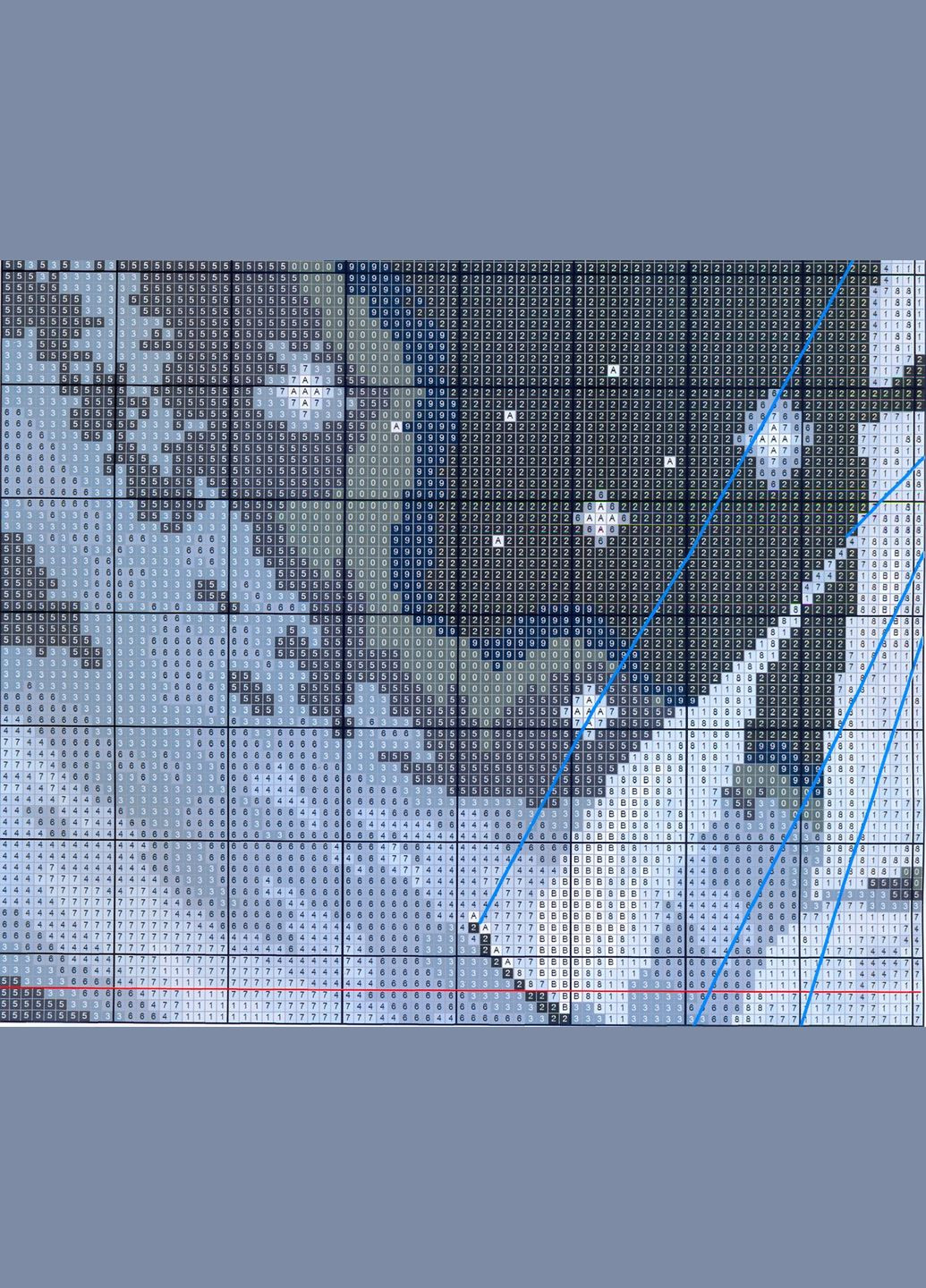 Набір для вишивання за нанесеною на канву схемою "Go on a long journey". AIDA 14CT printed 62*45 см Joy Sunday (313613256)