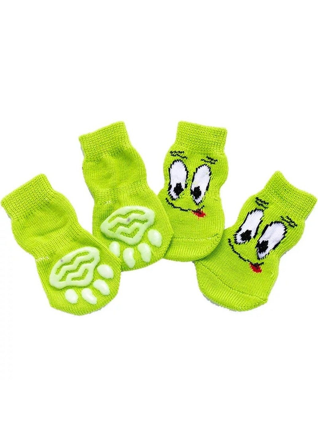 Носки с антискольжением для собак хлопок "Green" Size S Xtep (320953116)