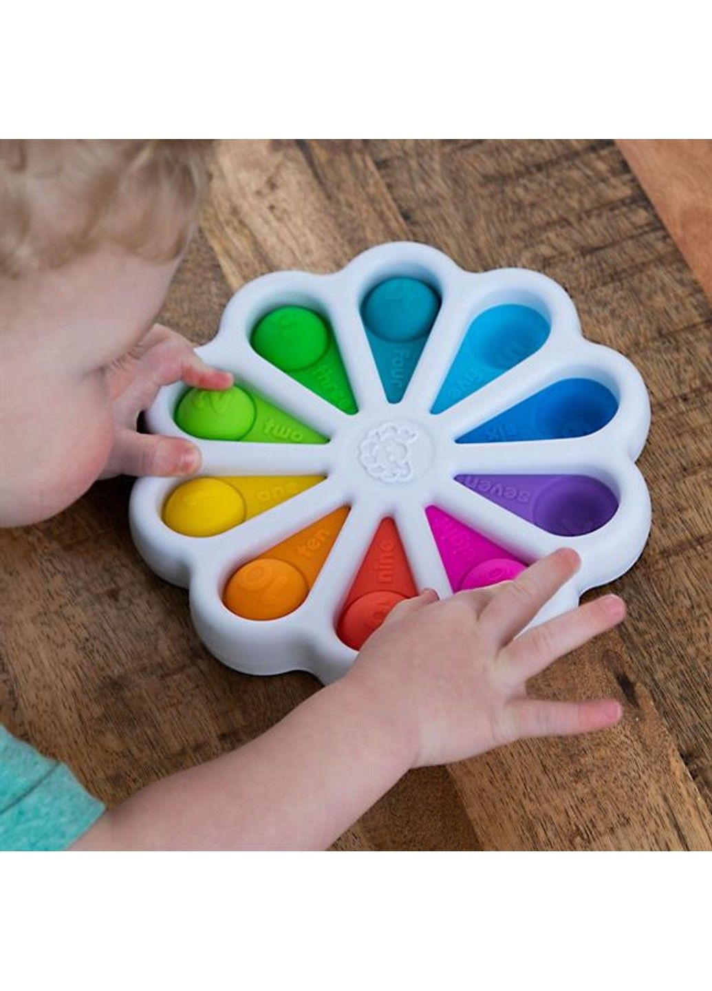 Игрушка-антистресс dimpl digits Цветные лепестки (F275EN) Fat Brain Toys (331298095)