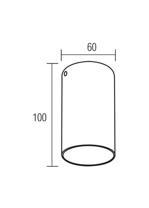 Світильник накладний SALSA білий Horoz Electric (346088561)