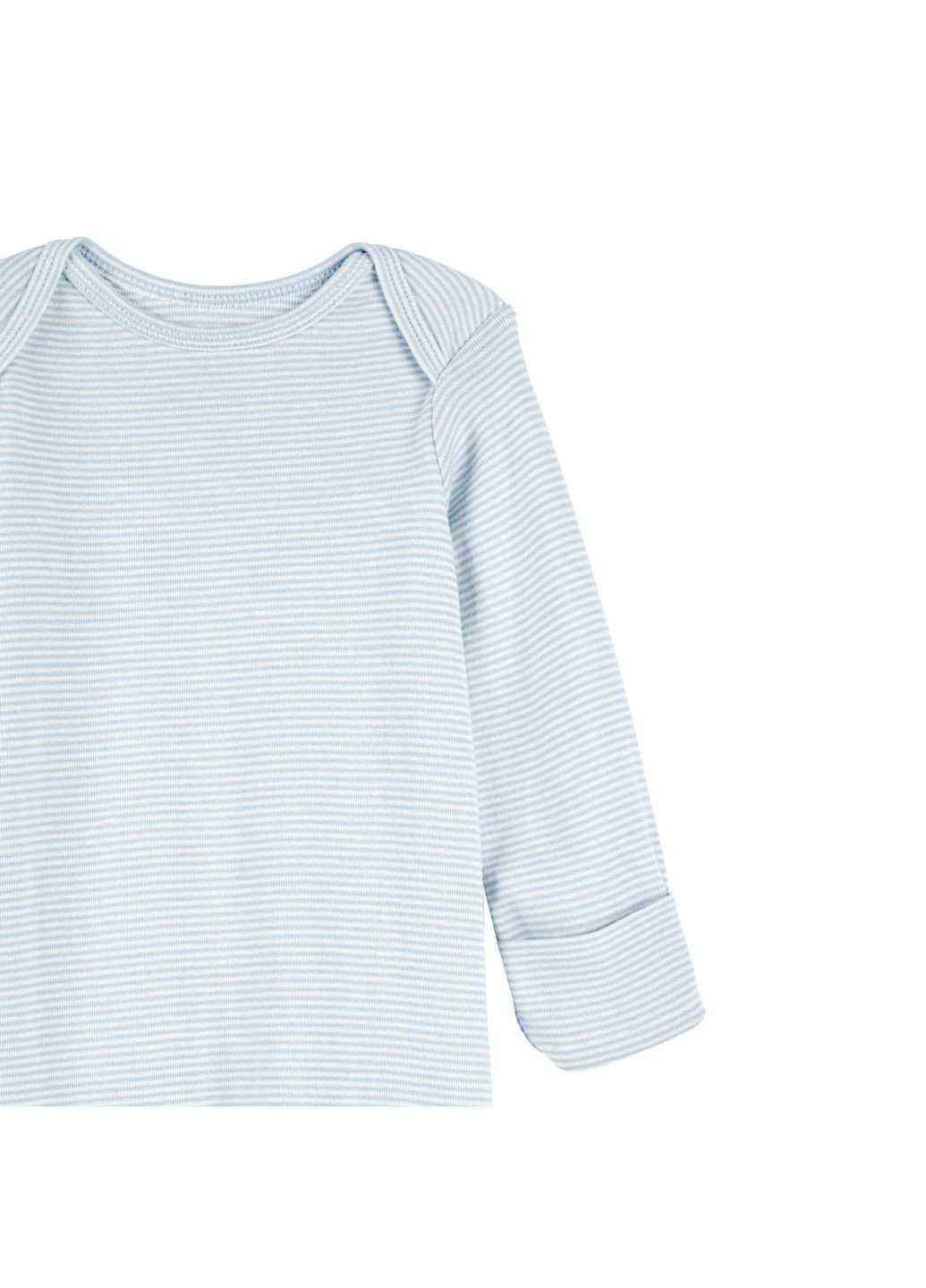 Голубая комплект ночных рубашек 2в1 для мальчика 55-61 см (1s941410_3m) Carter's