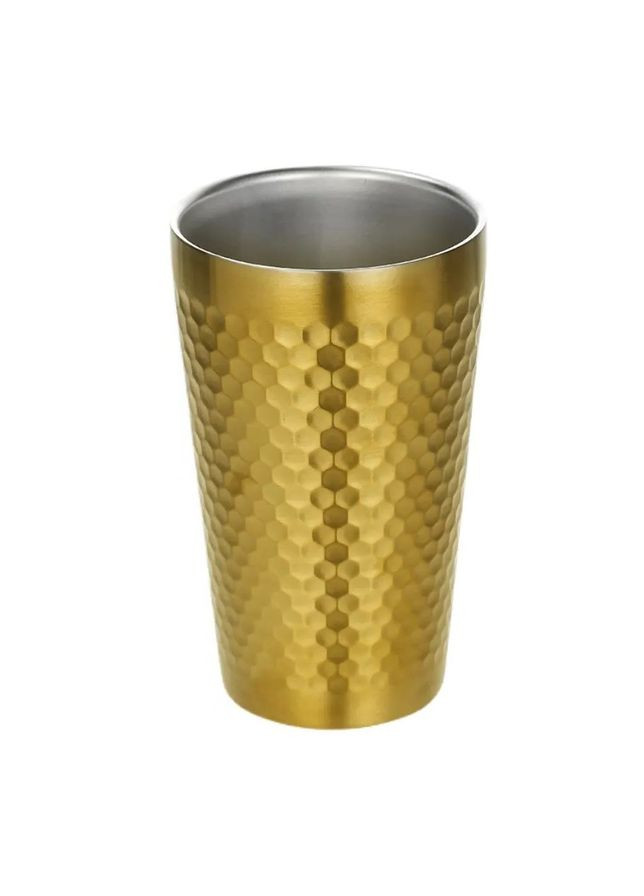 Термо-стакан из нержавеющей стали 500 мл Sota кружка золотого цвета с двойными стенками REMY-DECOR (293152687)