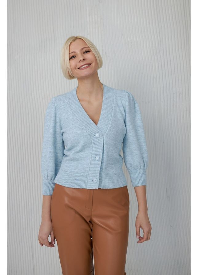 Голубой кардиган Triko Bakh