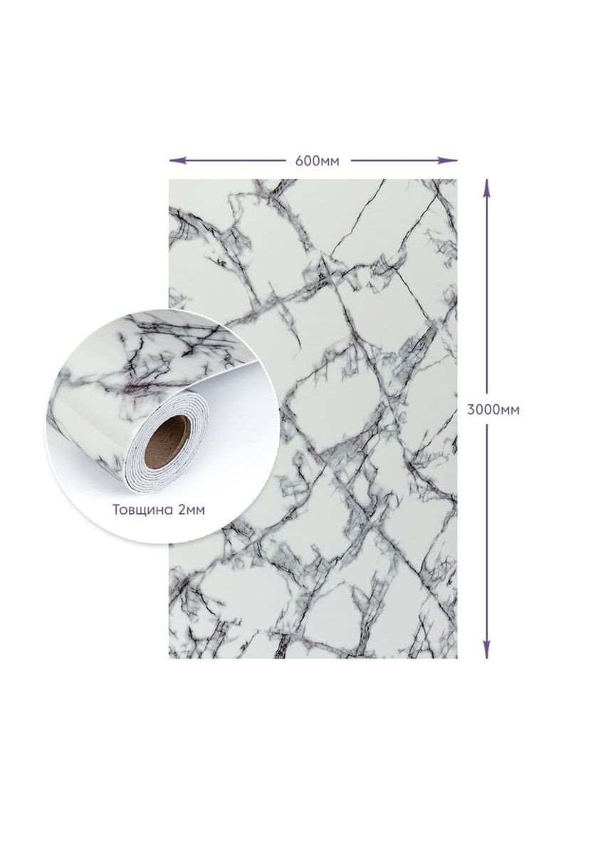 Самоклеюча стінова PET плитка у рулоні 600x3000x2mm (D) SW-00002428 Sticker Wall (313401136)