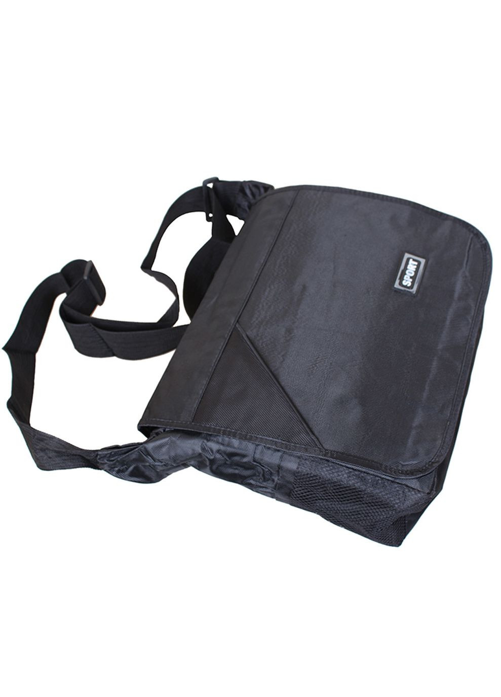 Мужская текстильная сумка 21022 черная No Brand (370848039)