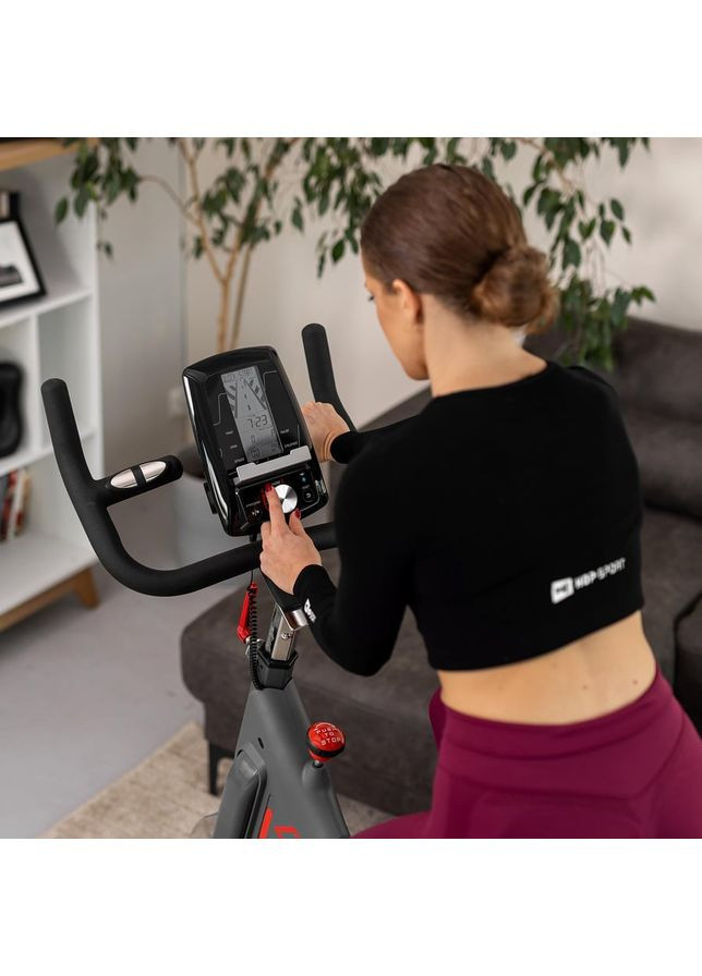 Спінбайк HS-065IC чорно-сірий Delta Hop-Sport (361952819)