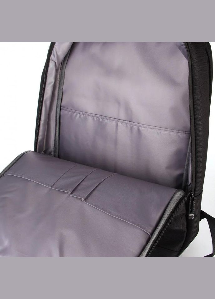 Рюкзак чоловічий 15.6" вологостійка тканина 2 відділення 30 х 44 х 13 см 1570 чорний Cantlor (315722144)