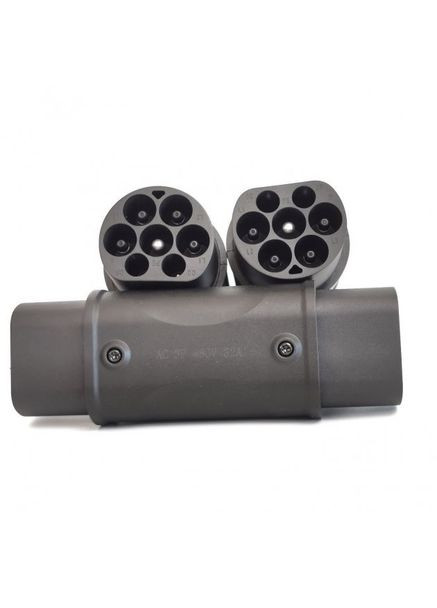 Адаптер Перехідник Type 2 - Type GB-T (Mennekes IEC 62196-2 – Type GB-T ) Black (PW050570) Bluefield (317297514)