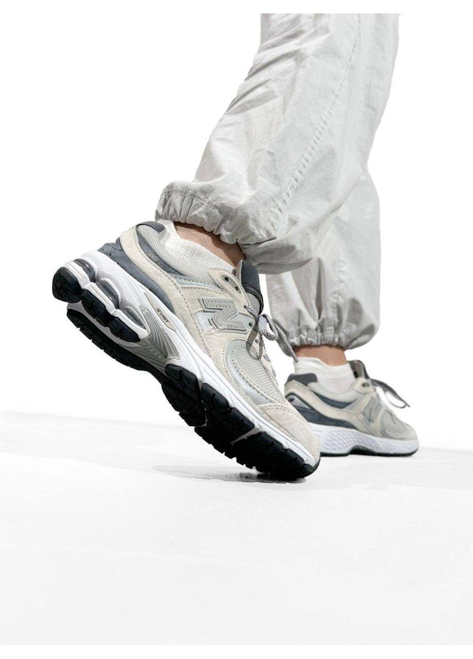 Сірі Осінні кросівки чоловічі new balance 2002r grey v3 нью беланс 2002r No Brand