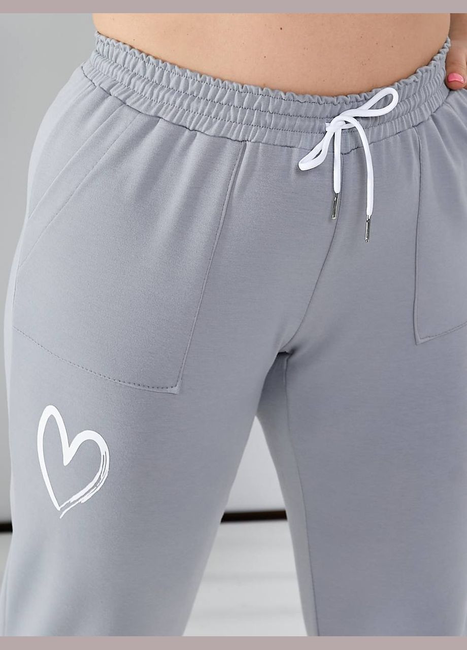 Жіночі штани колір бордо New Trend (304991321)