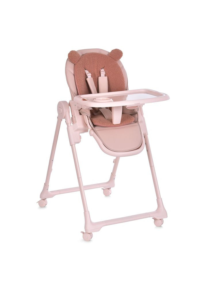 Дитячий Стільчик для годування CRYSTAL (ME 1037 Bear Pink) El Camino (324101695)