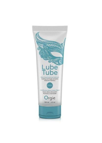Охолоджуюча змазка лубрикант для сексу на водній основі "Lube Tube Cool" 150 мл Orgie (301270114)