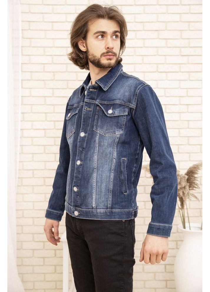 Синяя демисезонная джинсовая куртка мужская, 157r4606 Ager