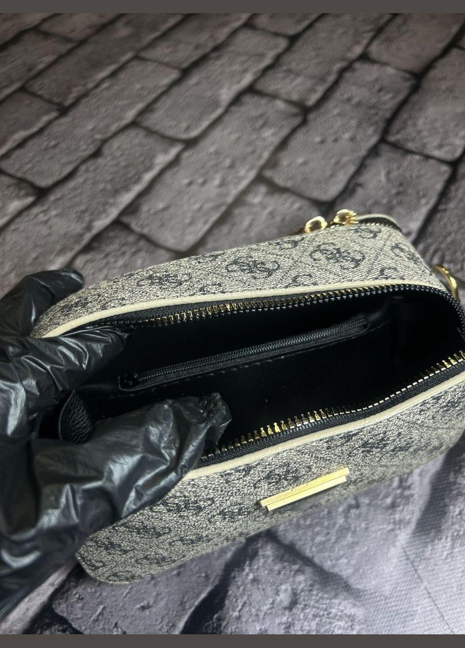 Женская сумка бежевый+черный Guess (326599967)