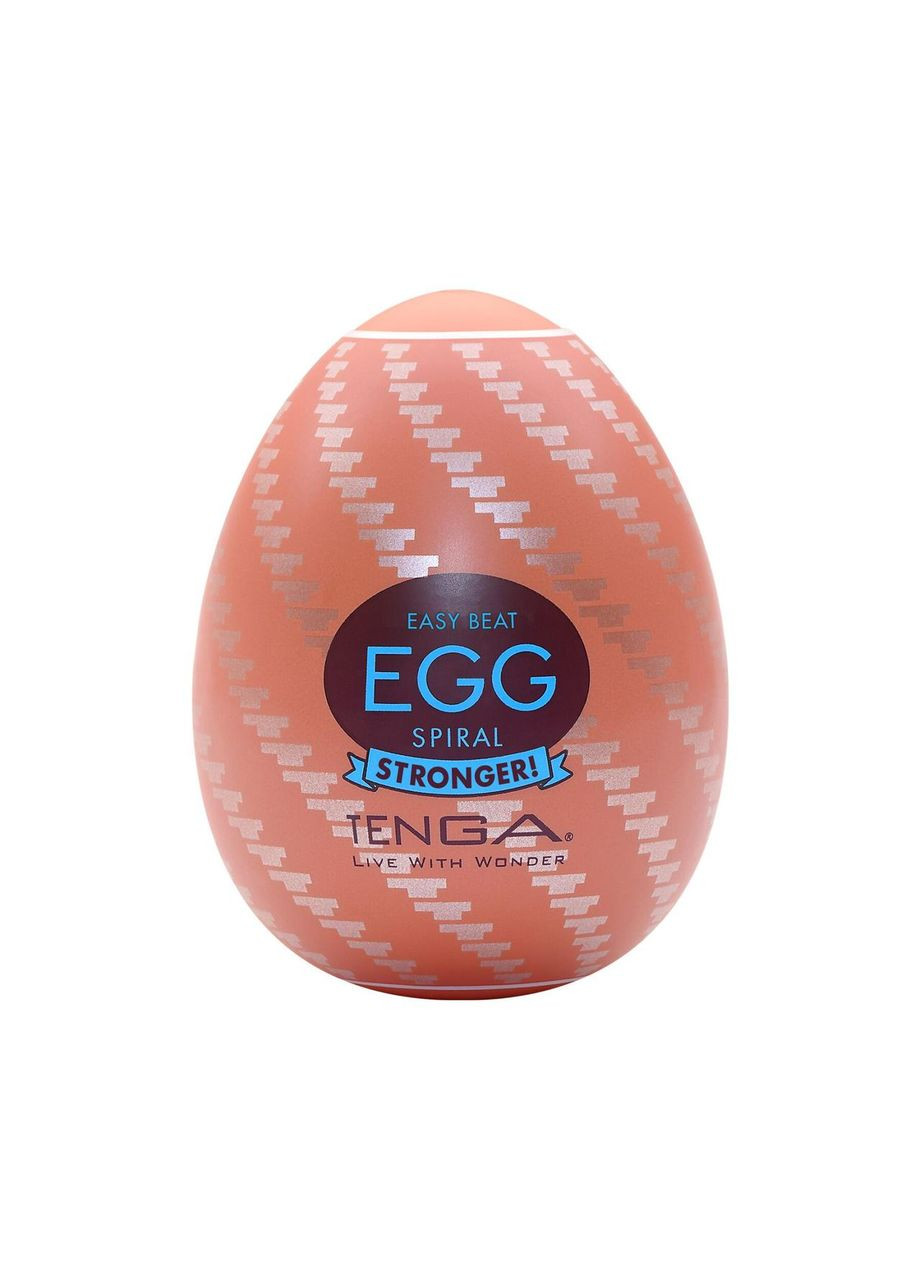 Мастурбатор-яйцо Tenga Egg Spiral, плотный TPE, пробник лубриканта 5 мл No Brand (366878096)
