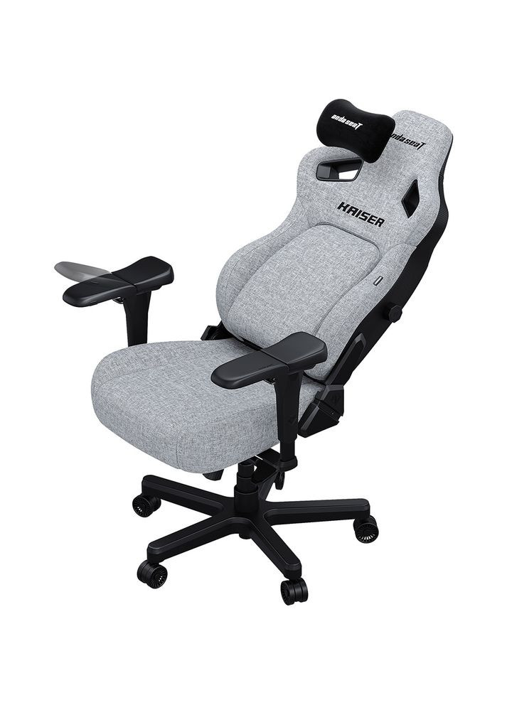 Крісло Kaiser 4 Size XL Gray Linen Fabric (AD12YDDC-XLL-20-G-CF) Anda Seat (307994373)