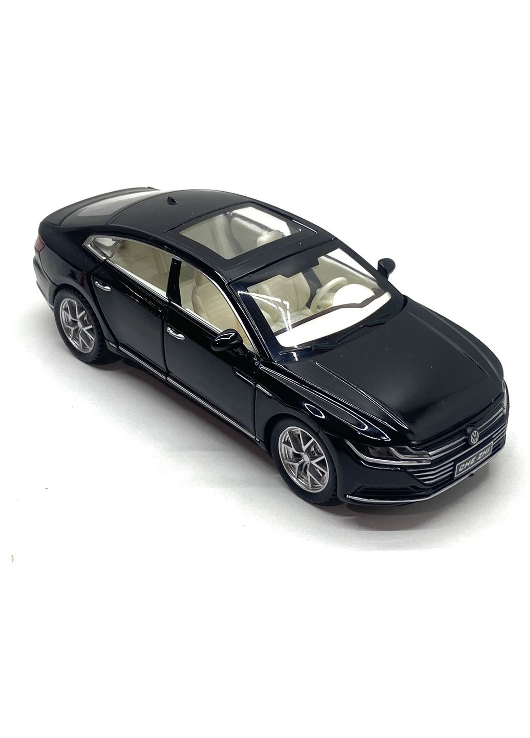 Машинка металева Volkswagen Passat CC 1:32 світло звук Чорна (GT-01200) TK Union Group (301421799)