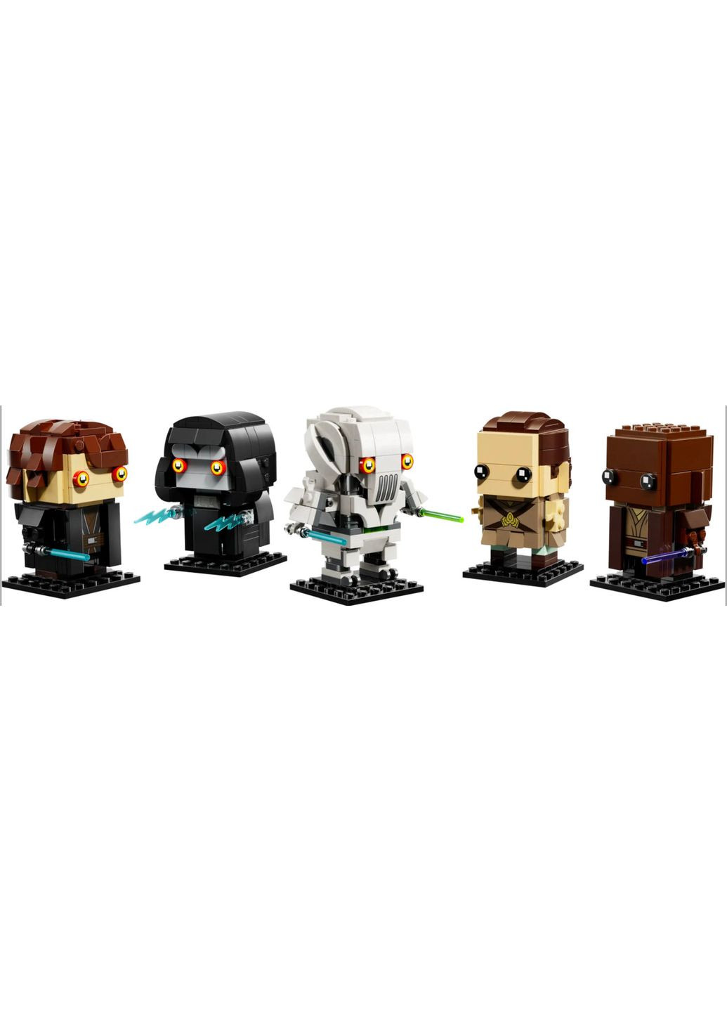 Конструктор Star Wars Brick Headz 40796 – Набор "Месть ситхов" с 5 фигурками, 656 деталей Lego (361443544)