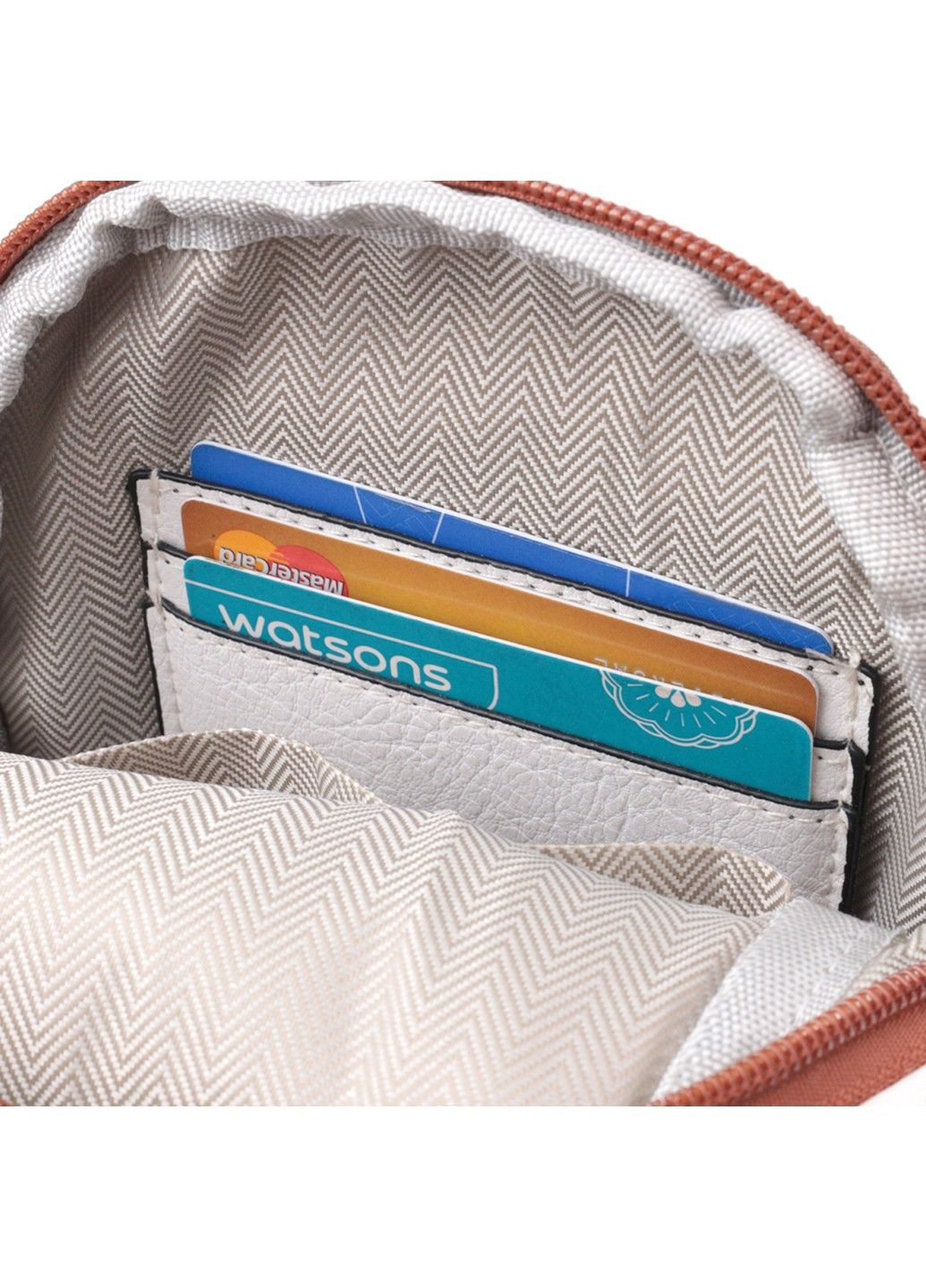 Женская сумка через плечо с отверстием для наушников из экокожи 22785 Белый Vintage (303877209)