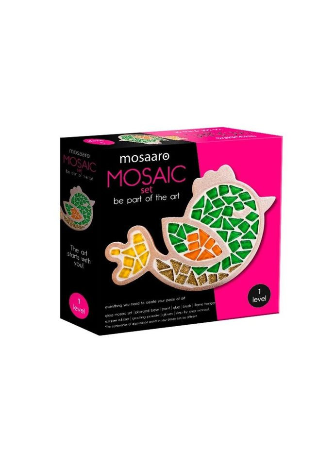 Детский набор для творчества хрустальная мозаика "Птица" MA1005 Mosaaro (373254652)