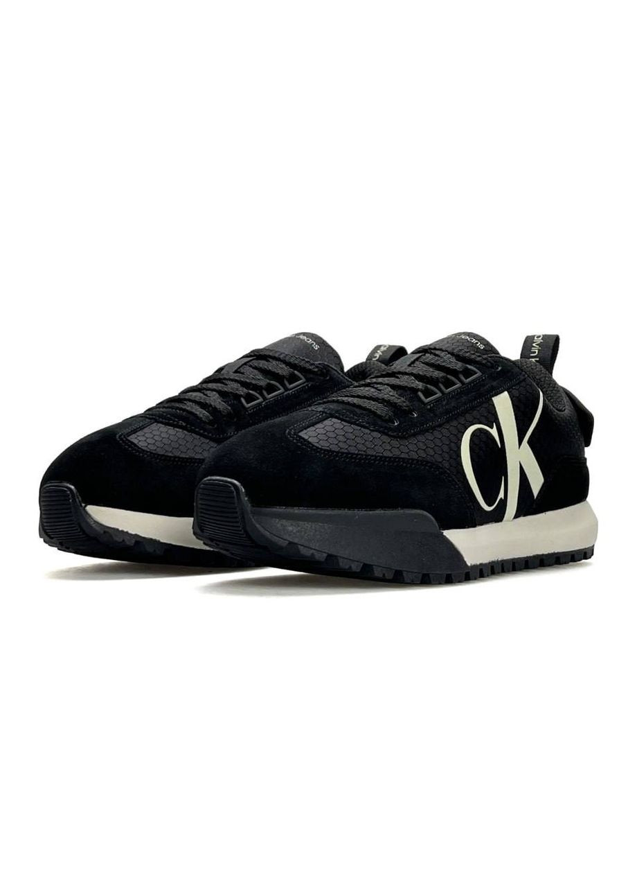 Черные демисезонные кроссовки мужские calvin klein No Brand GTX Black White