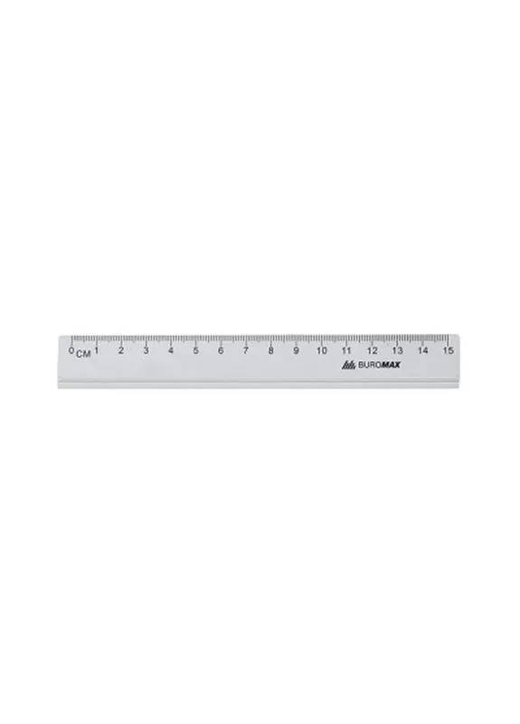 Лінійка 15см, steel (BM.5810-15) Buromax (399574105)