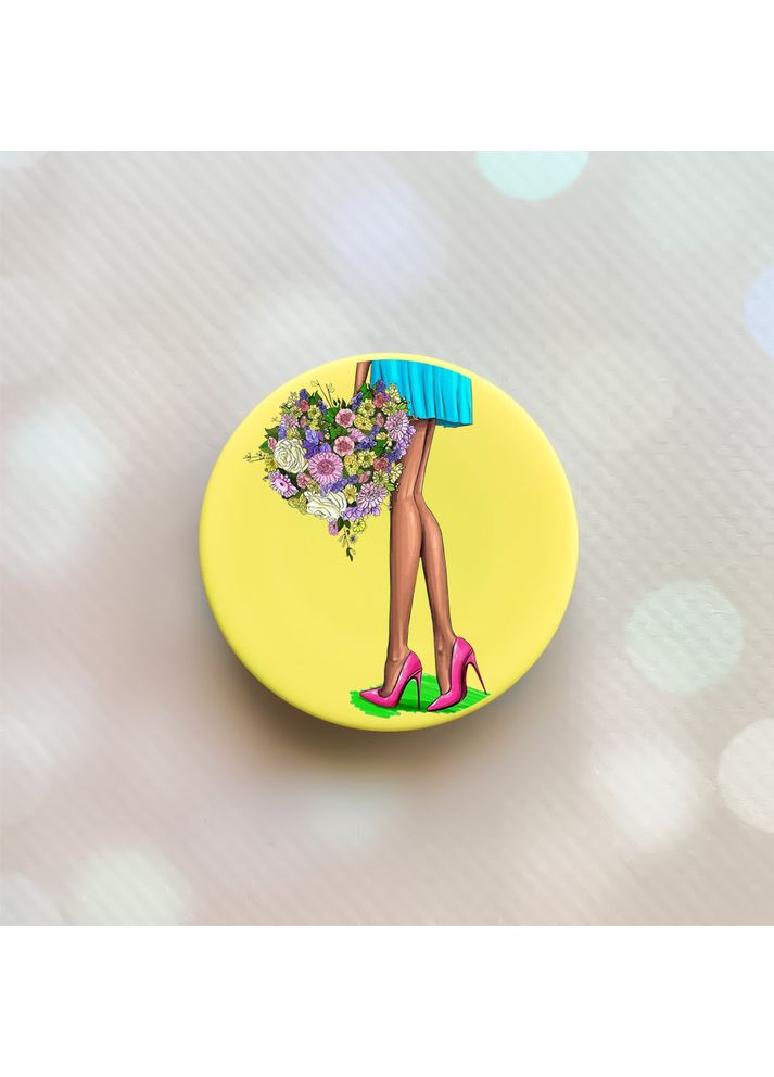 Держатель для смартфона / планшета попсокет Popsocket:: Цветочное настроение (принт 226) Creative (360685171)