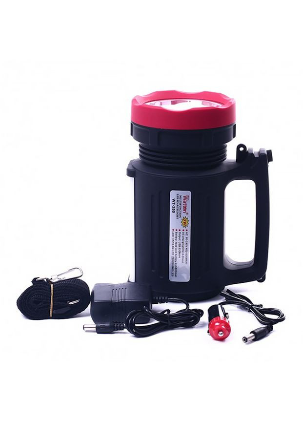 Фонарь-прожектор светодиодный аккумуляторный WT-350 фонарик с режимом PowerBank Watton (338854979)