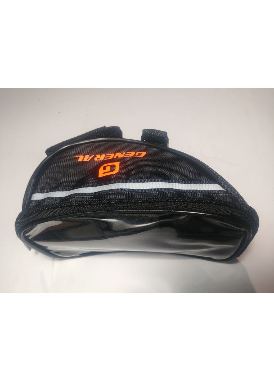 Сумка- чехол для телефона на велосипед (под вынос руля, черная под карбон) FM No Brand (370182885)