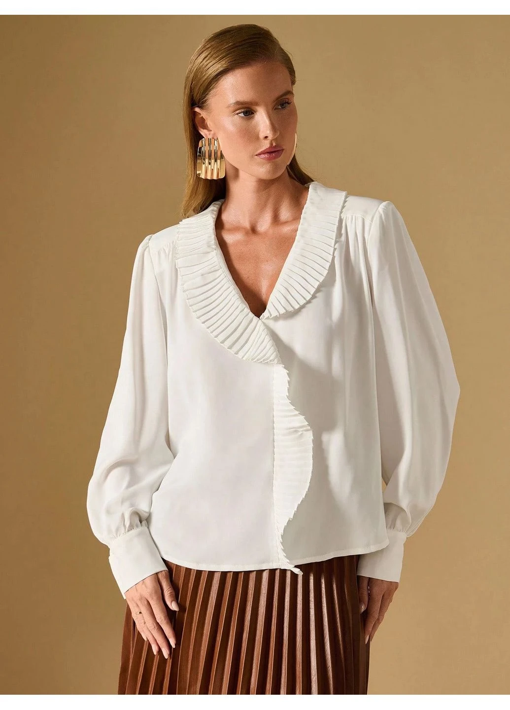 Белая блуза SHEIN