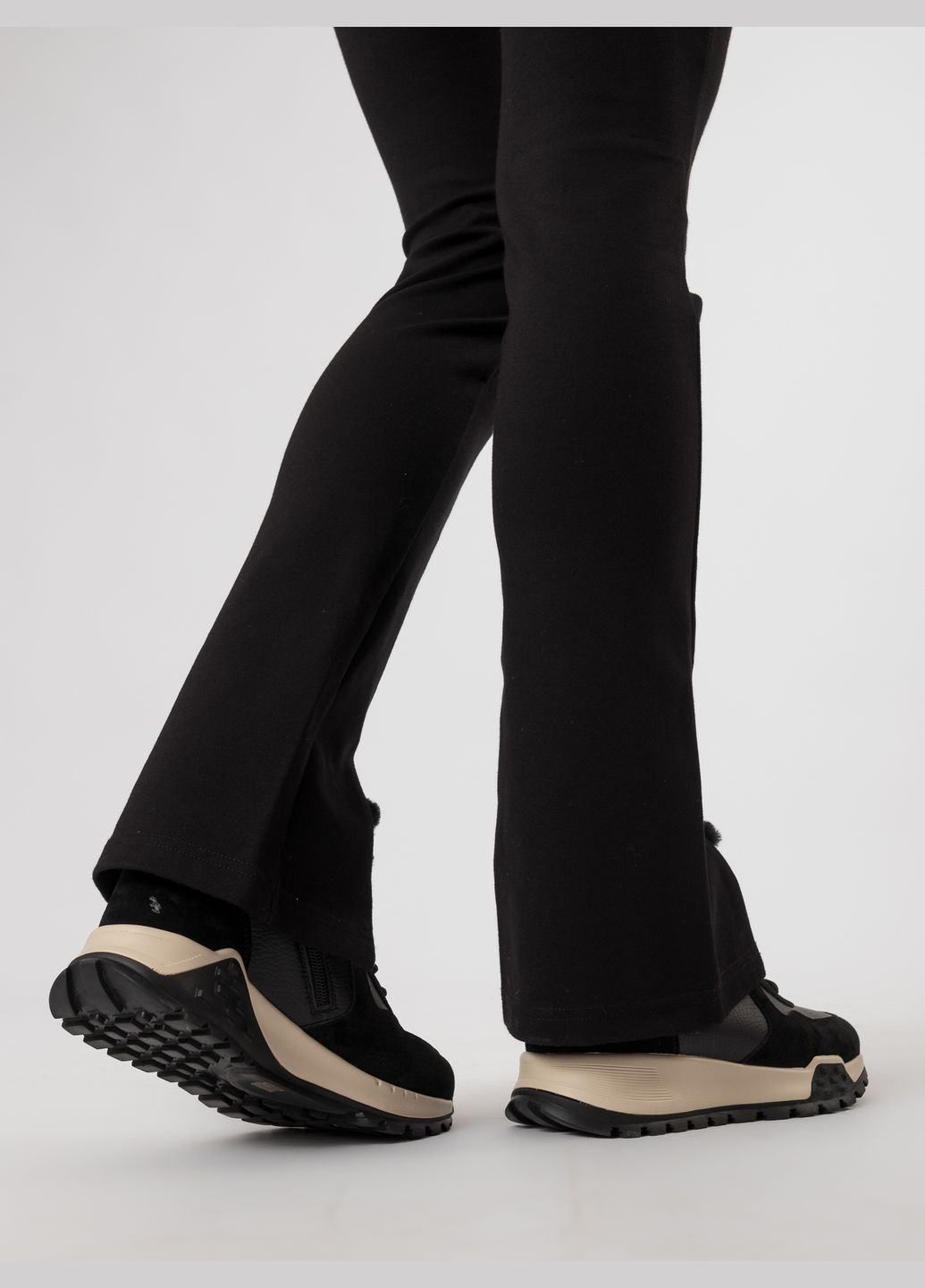 Кросівки (1804Ц) Lola Andy чорні зими (328913334)