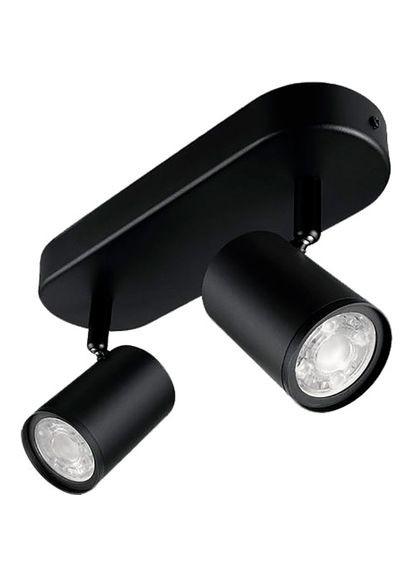 Розумний світильник IMAGEO Spots накладний точковий 2x5W 2200-6500K RGB Wi-Fi Black (929002659101) WiZ (322939272)