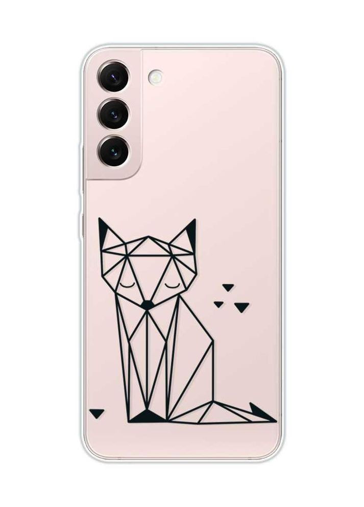 Прозрачный чехол на Samsung Galaxy S22:: Лиса (принт 126) Creative (360671636)