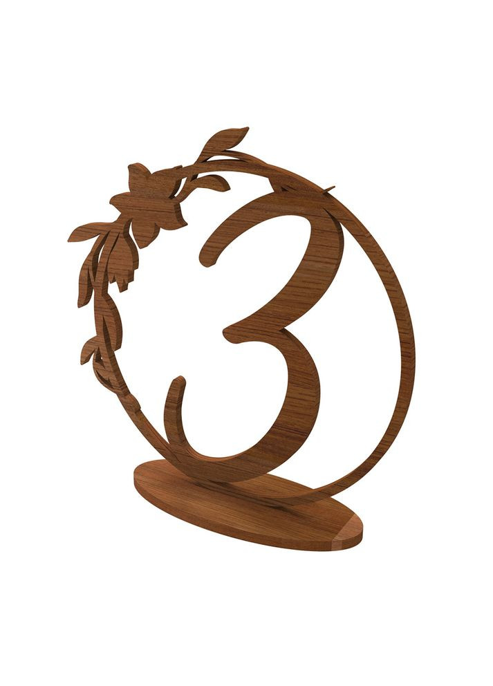 Номерки дерев'яні настільні Ekostar (368306497)