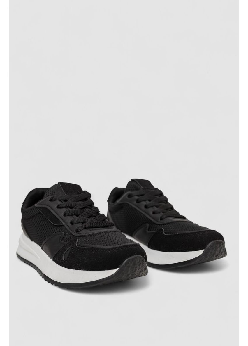 Кроссовки женские,, 248RG40-4R Stilli чёрно-белые (361384495)