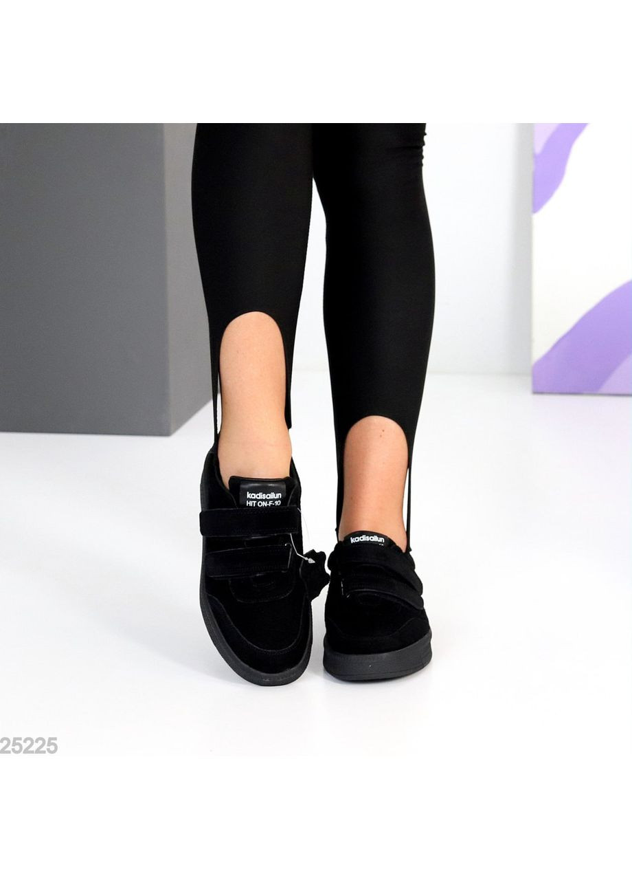 Черные кеды "marsi" черные (замша) No Brand