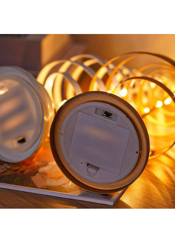 Світлодіодна декоративна статуетка - ялинка “Казкова золота спіраль” No Brand (371644617)