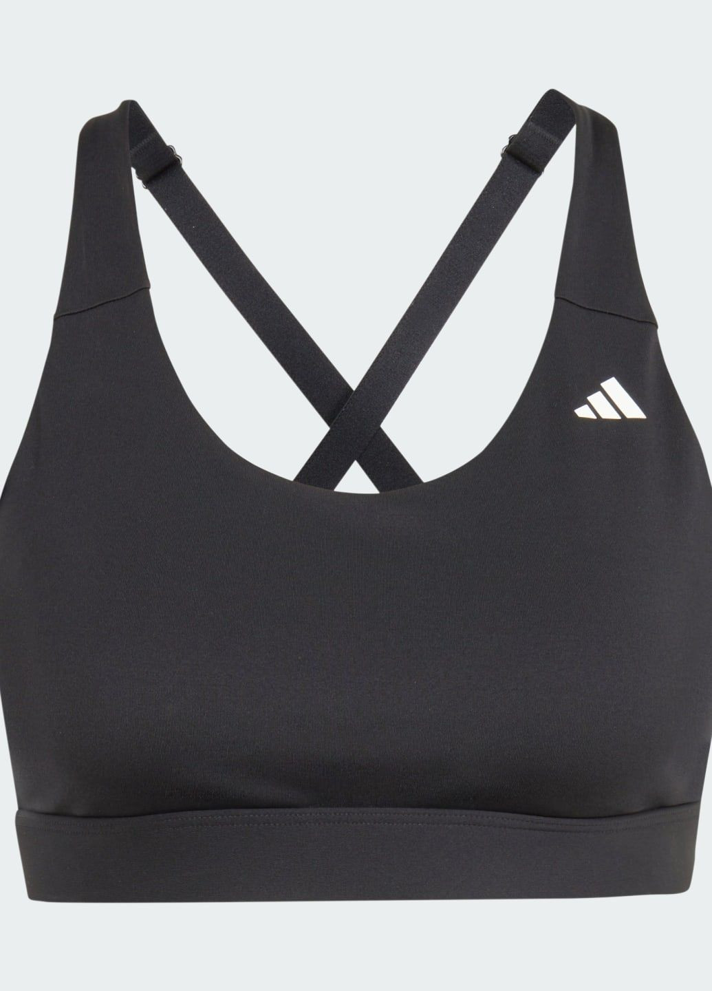 Чорний бра для бігу ultimate medium-support adidas