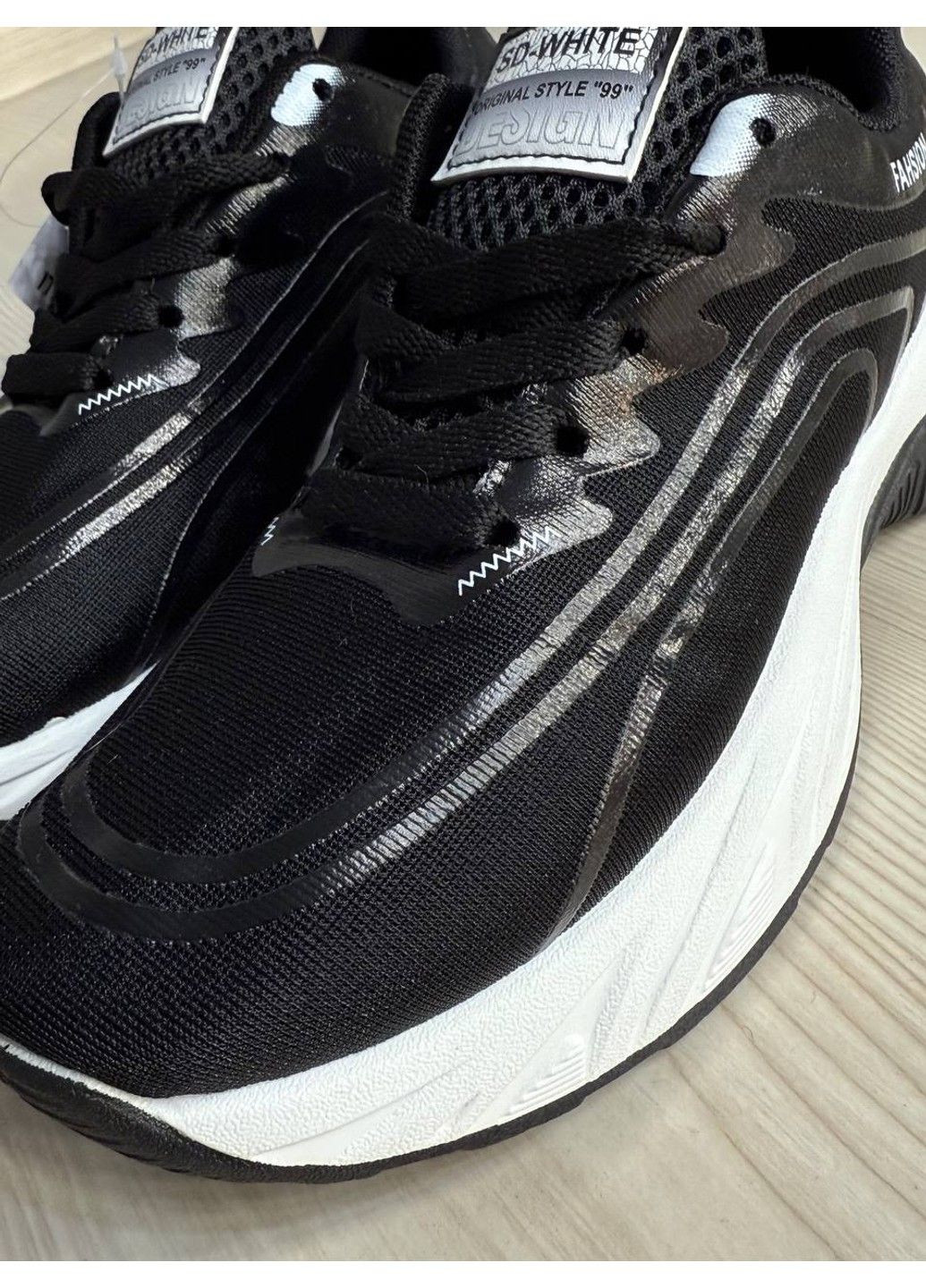 Кроссовки женские Violeta 149-62 на белой подошве текстиль сетка черные No Brand чёрные всесезоны (355021818)