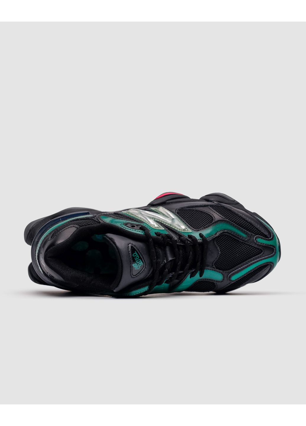 Сірі Осінні кросівки чоловічі new balance mowalola x 9060 green нью беланс 9060 No Brand