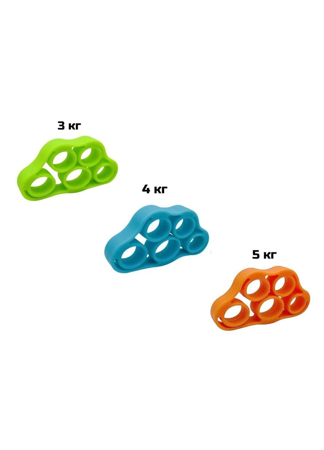 Эспандер для рук и пальцев GripFlex 3 кг (зеленый) EasyFit (364964324)