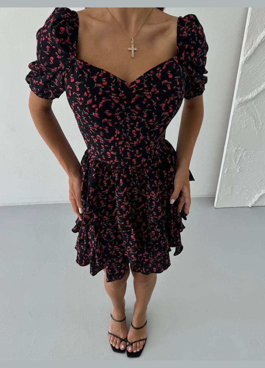 Чорна жіноча сукня-комбінезон Stylish Touch