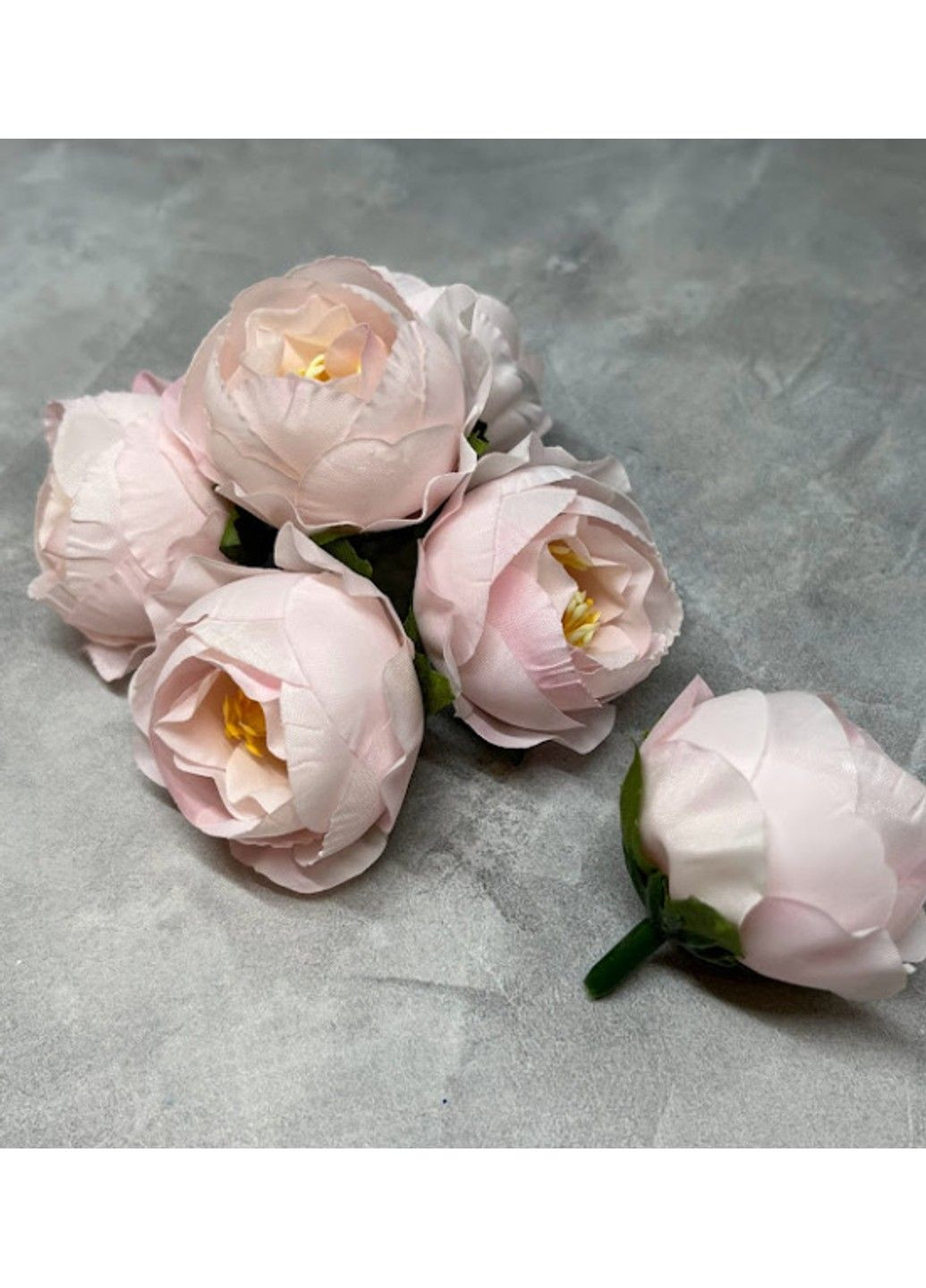 Бутон півонії 4 см, колір -світло-рожевий, шт No Brand (307923418)